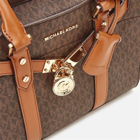 michael kors hamilton leather bag|Michael Kors nouveau Hamilton bag.